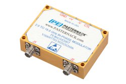 2 GHz to 18 GHz, Bi-Phase Modulator, 0/180 Degrees, TTL Control, 35nsec Speed, SMA