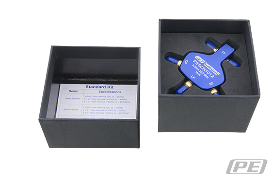 Short Open Load Thru (SOLT) Portable 4-in-1 Calibration Kits, packaging