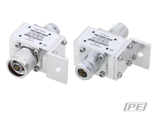 Gas Tube Design RF Surge Protectors from Pasternack