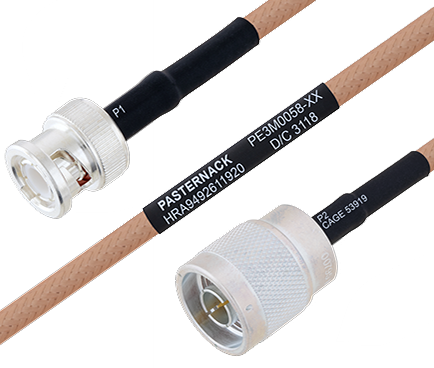 MIL-DTL-17 BNC to N Cable Assemblies