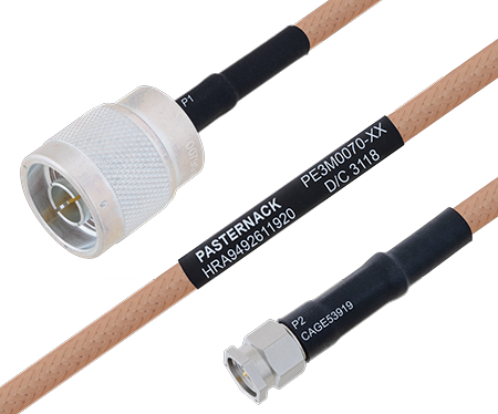 MIL-DTL-17 N to SMA Cable Assemblies