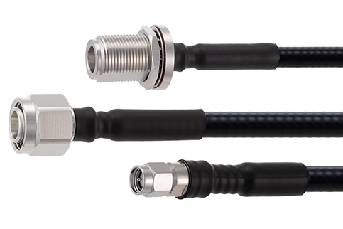 PE 1/4 inch SuperFlex Coax Cable Assemblies