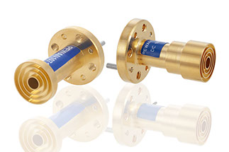 Wide Angle Scalar Feed Horn Waveguide Antennas