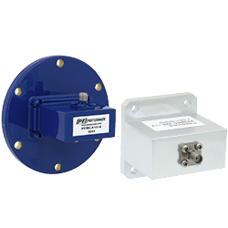 C Band Through X Band Waveguide-to-Coax Adapters