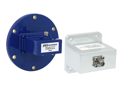 C Band Through X Band Waveguide-to-Coax Adapters