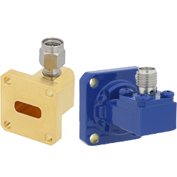 K Band Through Ka Band Waveguide-to-Coax Adapters