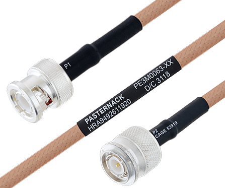 MIL-DTL-17 BNC to TNC Cable Assemblies