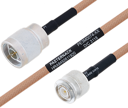 MIL-DTL-17 N to TNC Cable Assemblies