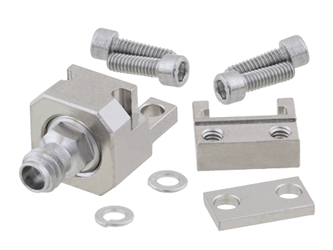 mmWave Removeable End Launch PCB Connectors - unassembled