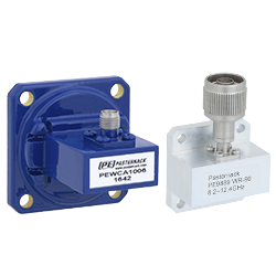 X Band Through Ku Band Waveguide-to-Coax Adapters