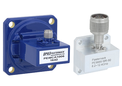 X Band Through Ku Band Waveguide-to-Coax Adapters